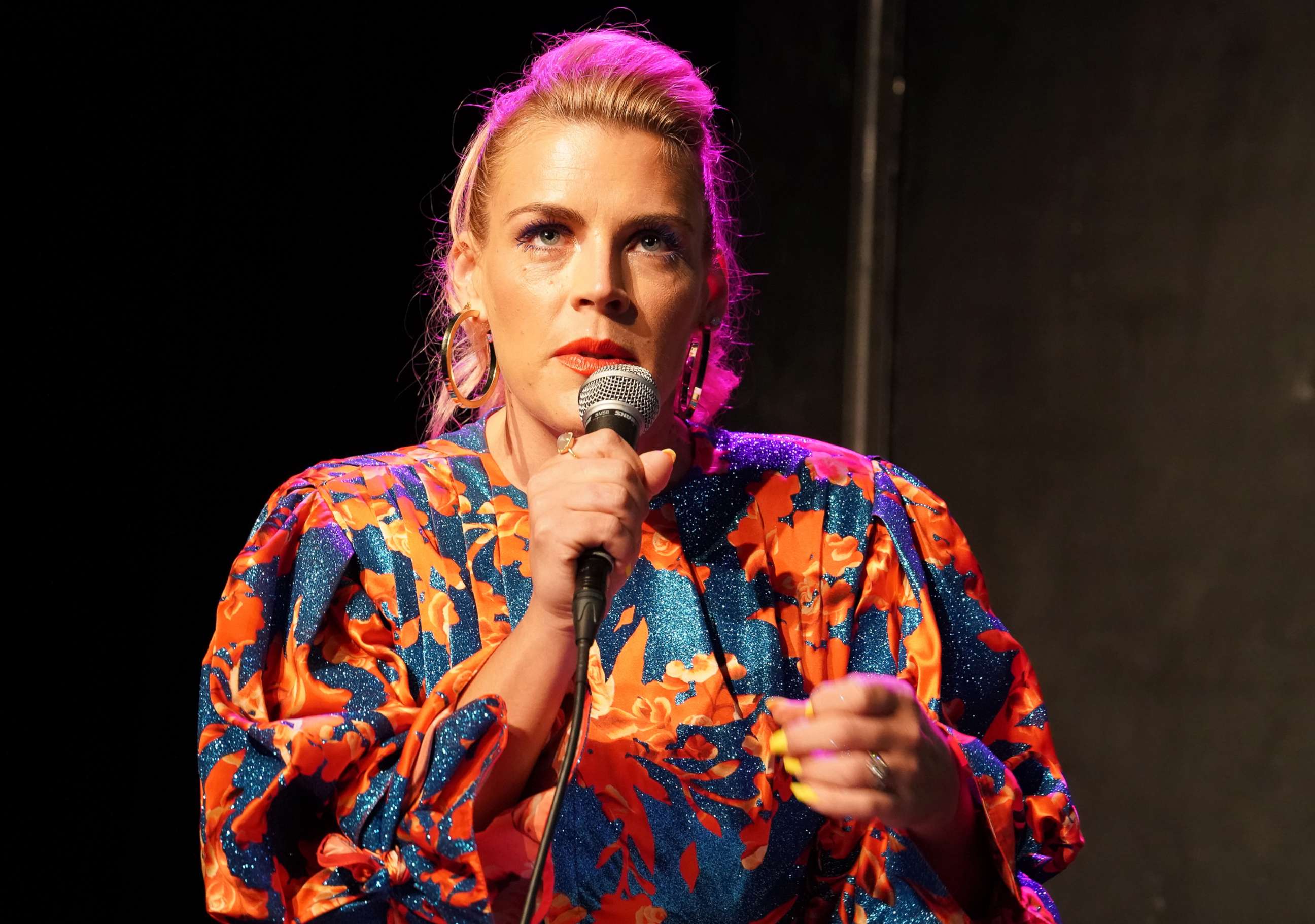PHOTO: Busy Philipps moderates a panel at UCB Sunset Theater on May 29, 2019, in Los Angeles.