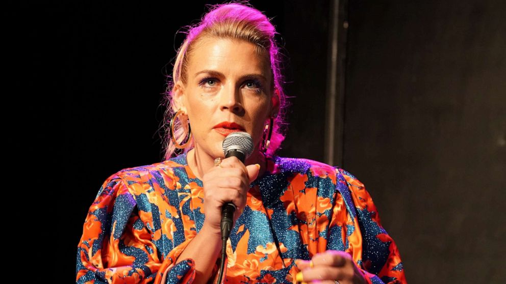PHOTO: Busy Philipps moderates a panel at UCB Sunset Theater on May 29, 2019, in Los Angeles.