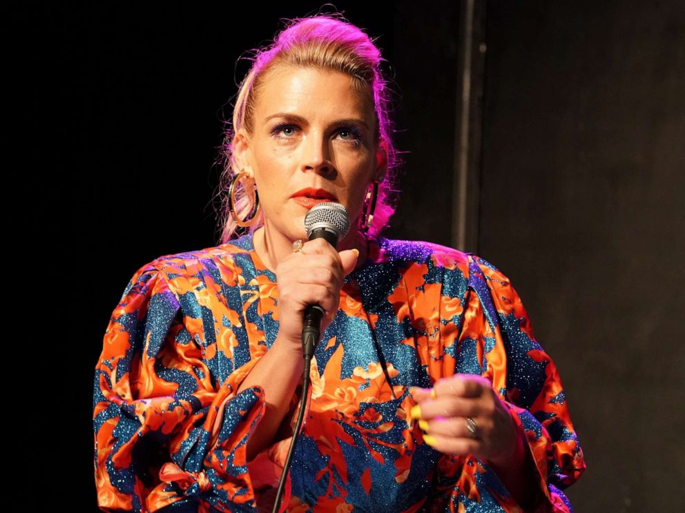 PHOTO: Busy Philipps moderates a panel at UCB Sunset Theater on May 29, 2019, in Los Angeles.