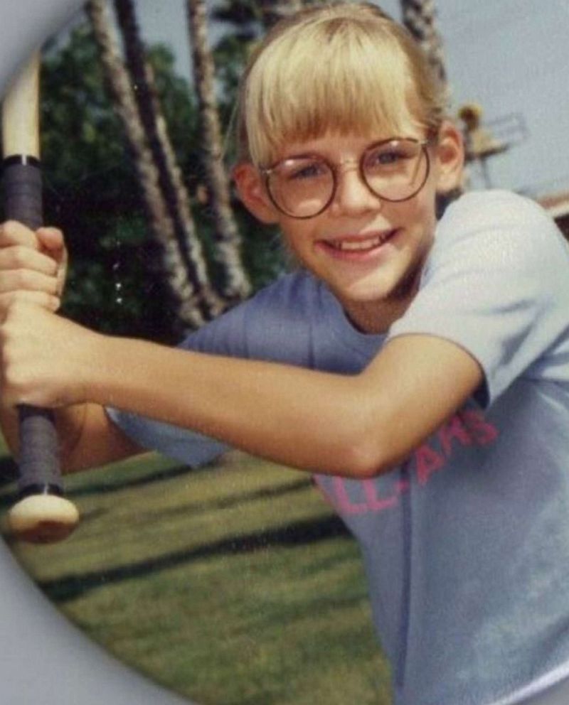 PHOTO: Busy Phillips said she was not athletically inclined despite being photographed for her youth softball team.