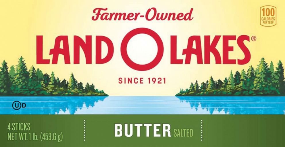 PHOTO: The new packaging for Land O'Lakes butter is shown.