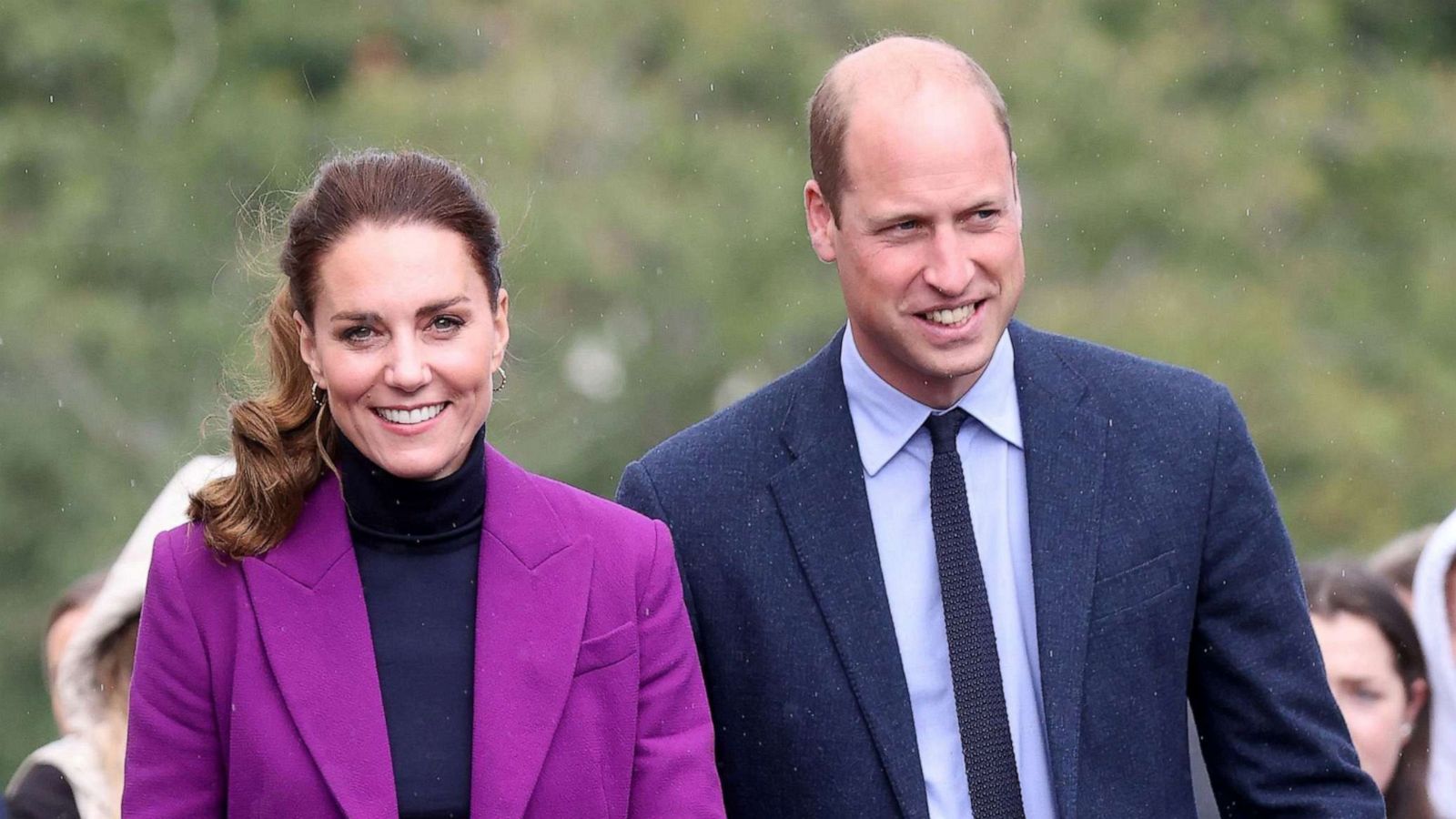 PHOTO: Britain's Prince William and Catherine, Duchess of Cambridge, arrive for a visit to the Ulster University Magee Campus in Londonderry, Northern Ireland, Sept. 29, 2021.