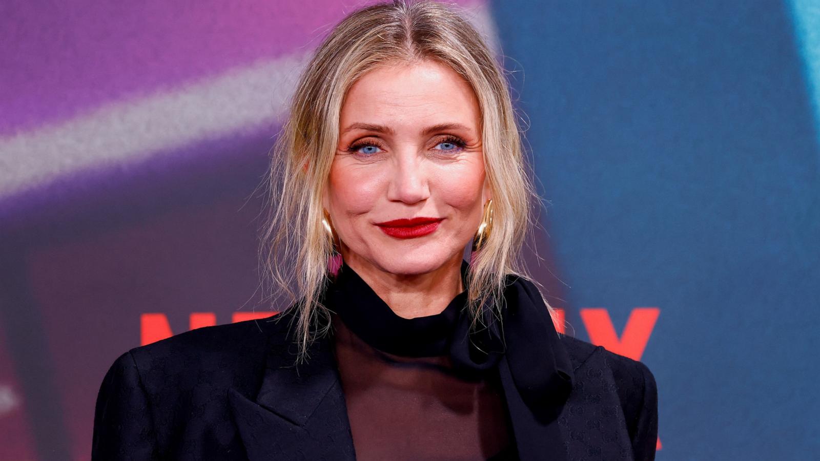 PHOTO: Cameron Diaz poses on the red carpet to present the movie "Back In Action" in Berlin, Jan. 15, 2025.