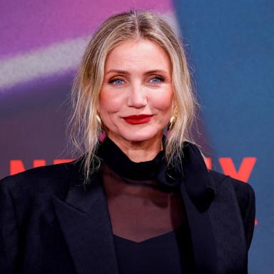 PHOTO: Cameron Diaz poses on the red carpet to present the movie "Back In Action" in Berlin, Jan. 15, 2025. 