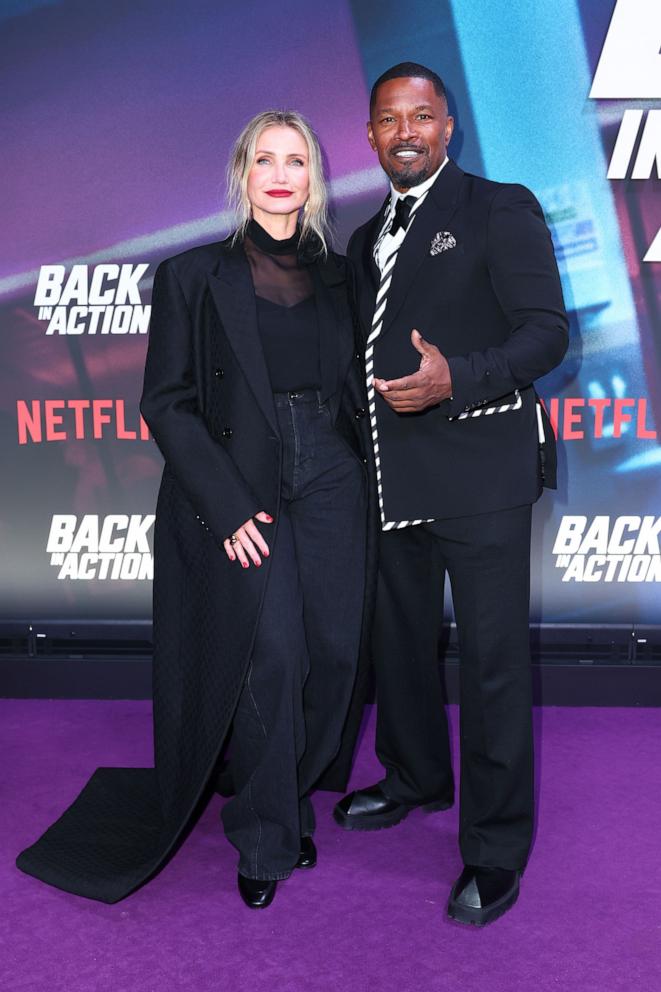 PHOTO: Cameron Diaz poses on the red carpet to present the movie "Back In Action" in Berlin, Jan. 15, 2025. 