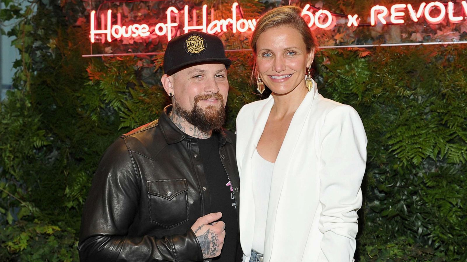 PHOTO: Benji Madden and Cameron Diaz attend House of Harlow 1960 x REVOLVE, June 2, 2016, in Los Angeles, California.