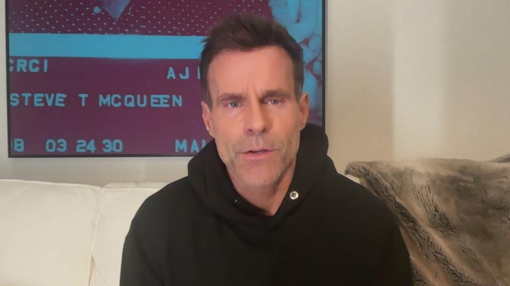 PHOTO: Cameron Mathison opens up about losing his home in the Eaton Fire on "Good Morning America," Jan. 9, 2025.