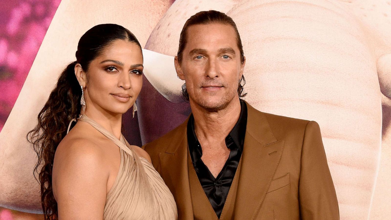 PHOTO: FILE - Camila Alves and Matthew McConaughey attend the premiere of Illumination's "Sing 2", Dec. 12, 2021 in Los Angeles/