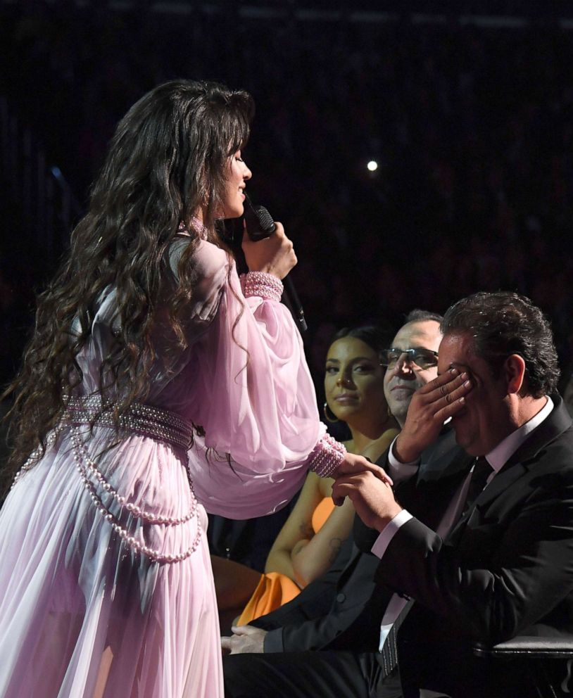 Watch Camila Cabello's emotional performance for her father at the