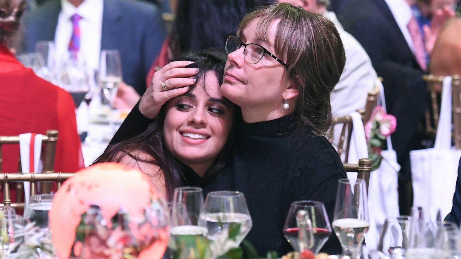 PHOTO: Camila Cabello, left, and her mother Sinuhe Estrabao attend an event in New York, Sept. 12, 2019.