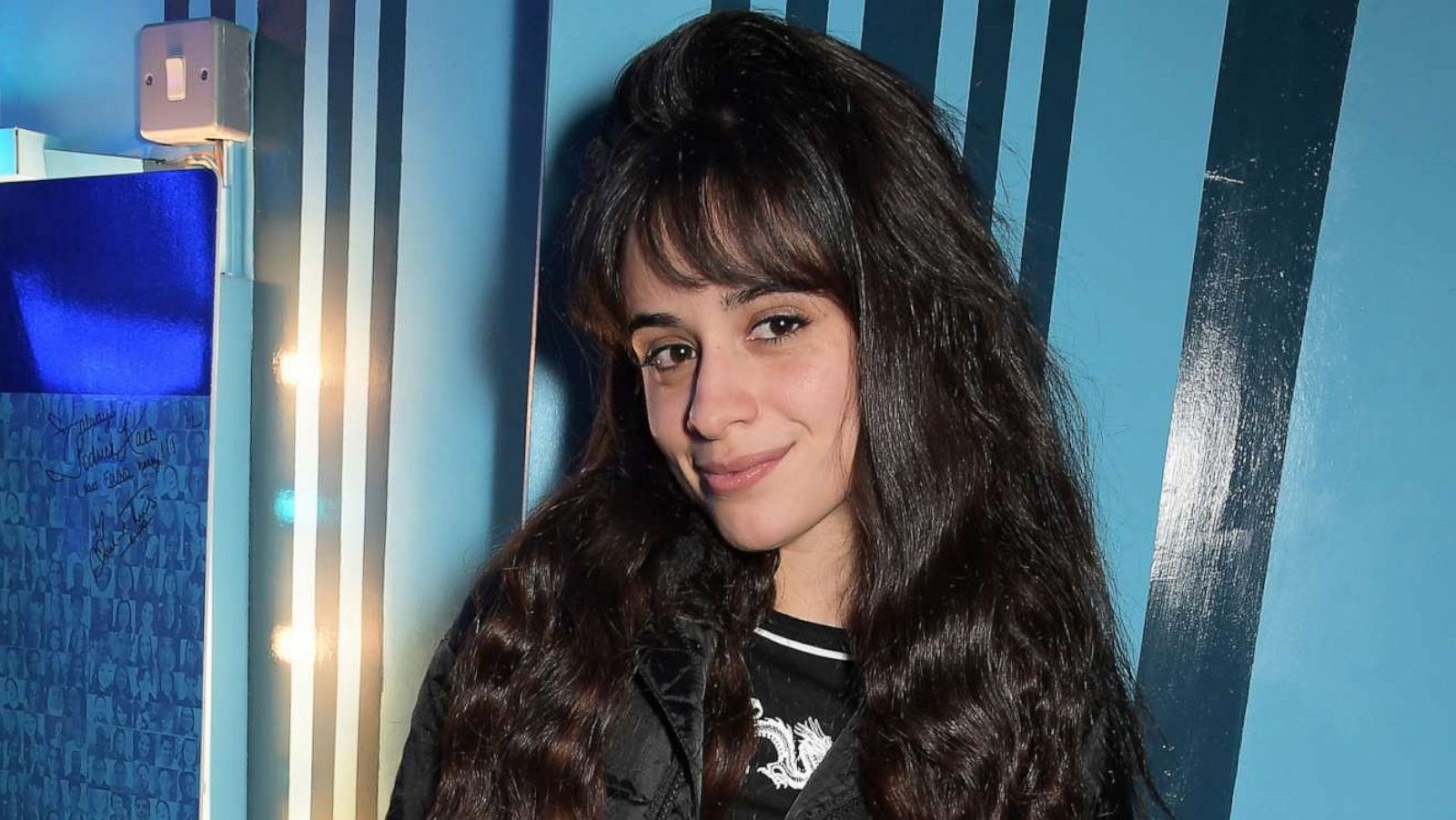 PHOTO: In this March 8, 2020, file photo, Camila Cabello attends a performance of "Dear Evan Hansen" at the Noel Coward Theatre in London.