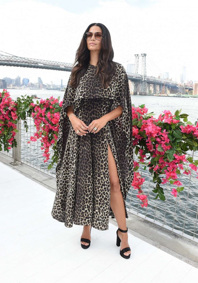 PHOTO: Camila Alves at Michael Kors Spring 2024 Ready To Wear Runway Show during New York Fashion Week at Domino Park, Sept. 11, 2023, in Brooklyn, New York.