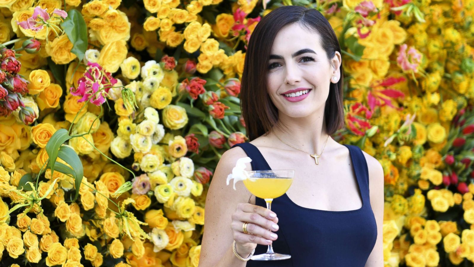 PHOTO: Camilla Belle poses for portrait at The Beverly Hilton menu unveiling for The 76th Annual Golden Globe Awards, Dec. 13, 2018, in Beverly Hills, Calif.