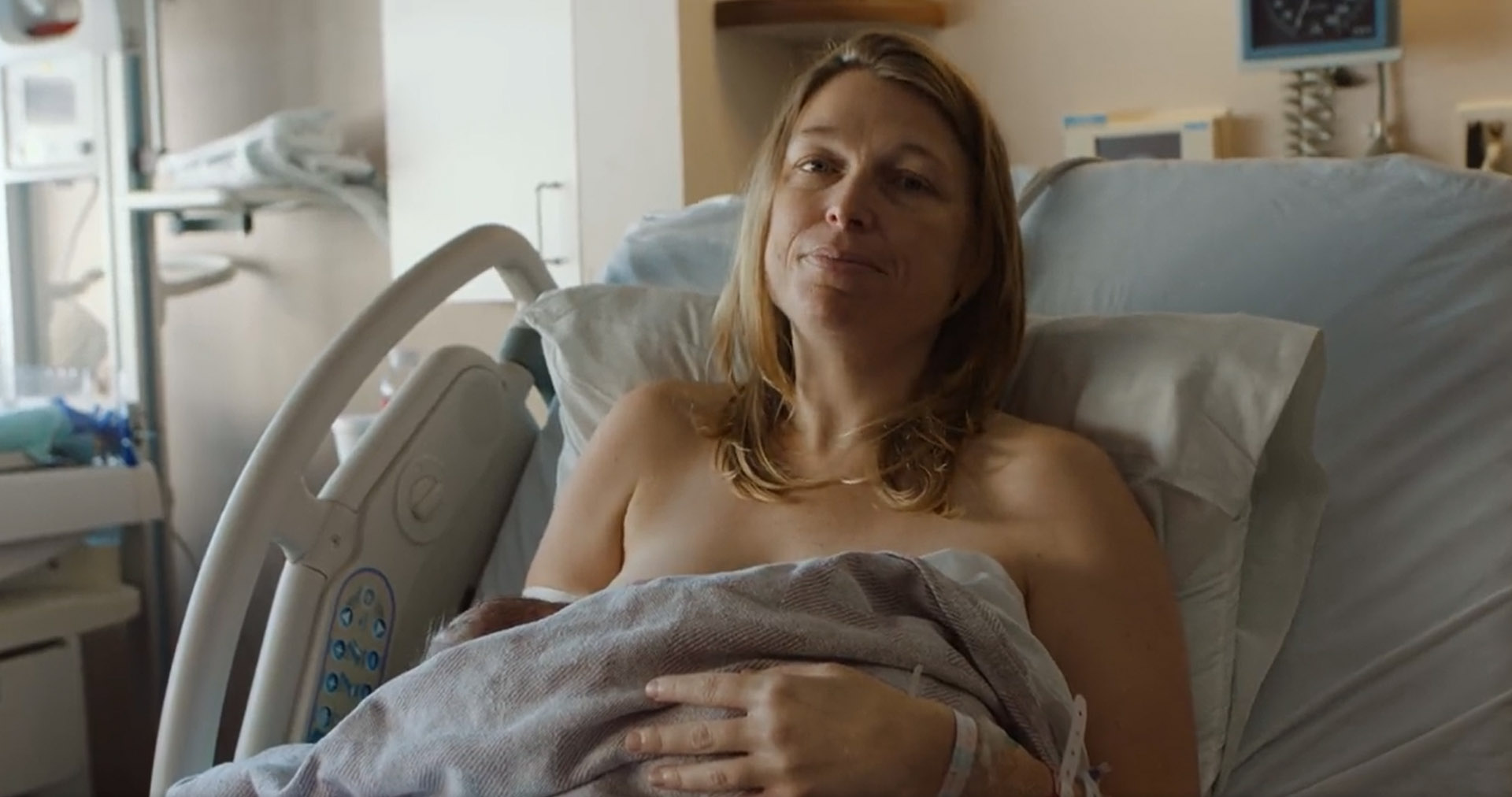 PHOTO: Katie Darling, a Congressional candidate from Louisiana, included footage from the birth of her son in a campaign ad.

