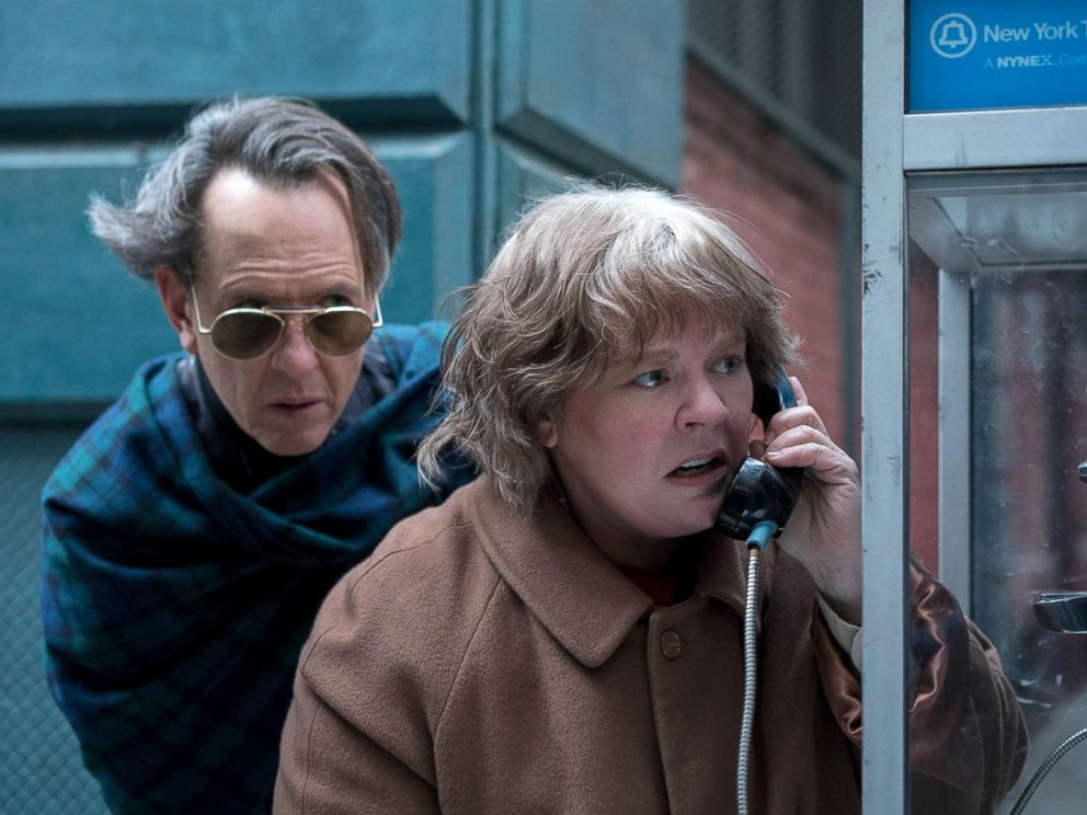 PHOTO: Richard Grant and Melissa McCarthy appear in a scene from the 2018 film, Can You Ever Forgive Me?