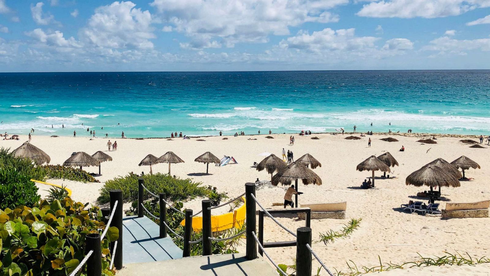 PHOTO: Beaches are famous for their turquoise waters and white sand in Cancun, Quintana Roo State, Mexico, Feb. 16, 2019.