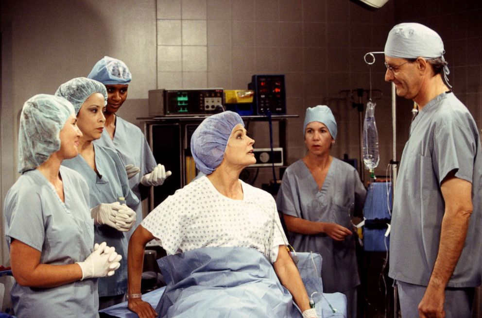 PHOTO: Candace Bergen, as Murphy Brown, center, in a scene from "Murphy Brown."