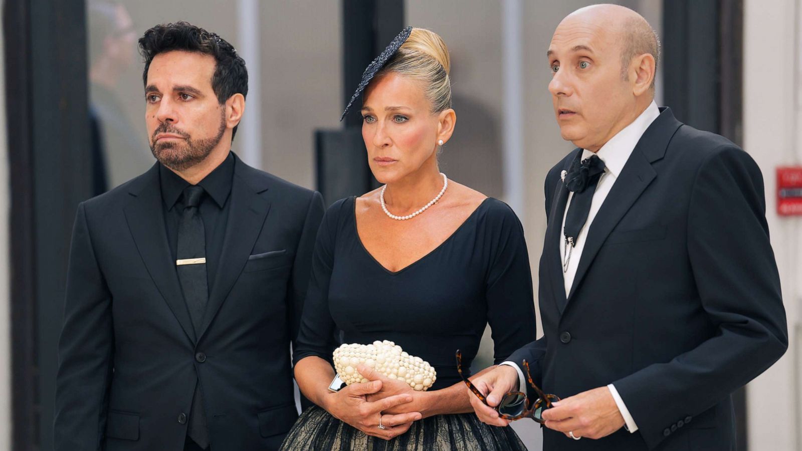 PHOTO: Mario Cantone, Sarah Jessica Parker and Willie Garson in a scene from HBO's "And Just Like That..."