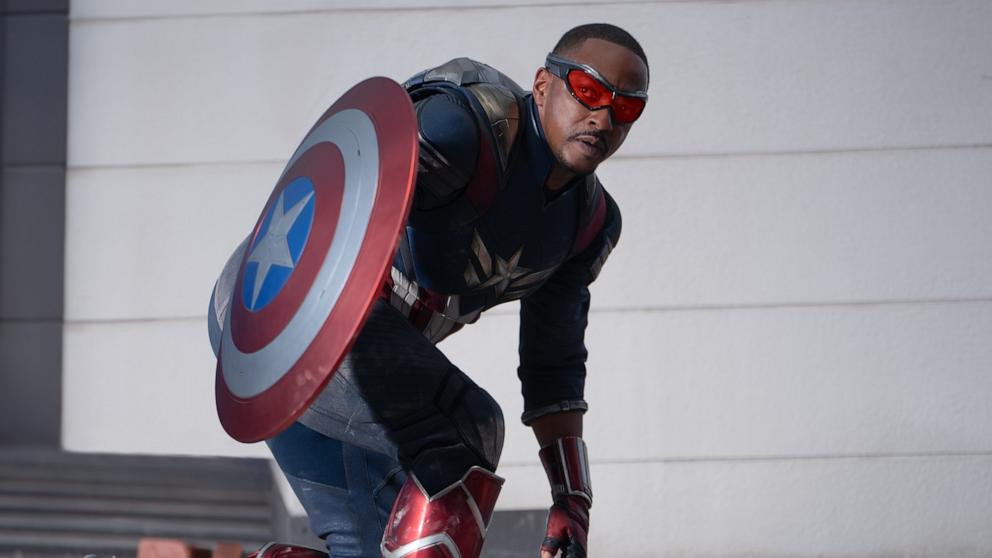 PHOTO: Anthony Mackie is seen as Captain America in Marvel Studios' "Captain America: Brave New World." 