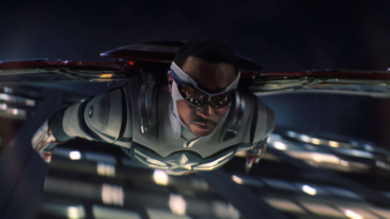 PHOTO: Anthony Mackie stars in Marvel Studios' "The Falcon and the Winter Soldier," on Disney+.