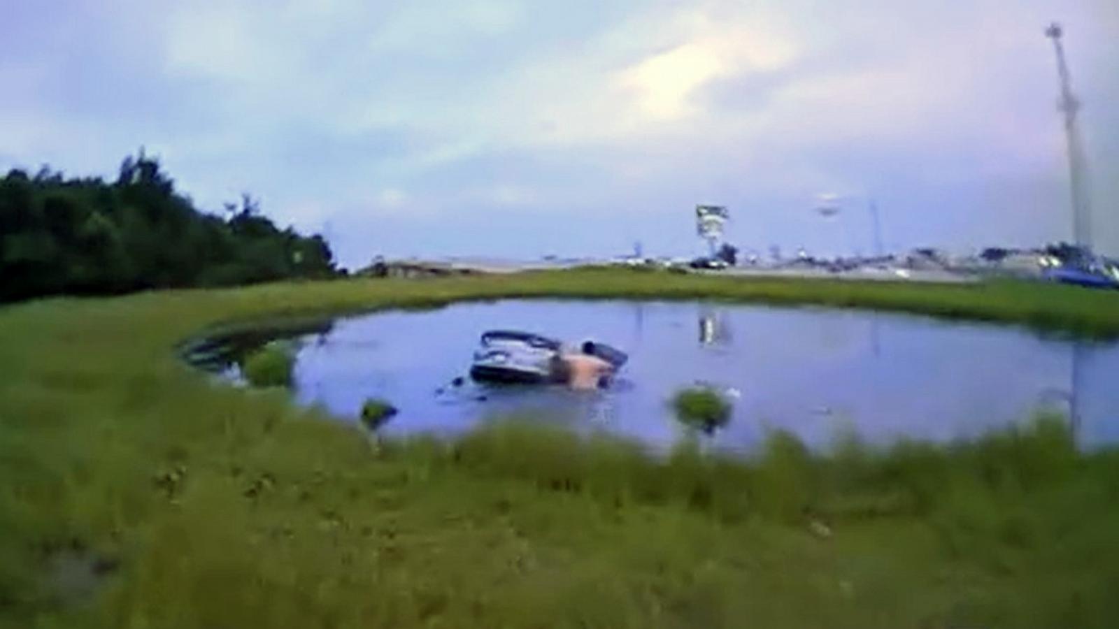 PHOTO: Jonquetta Wilson and her two children were rescued from a partially submerged car off a Texas highway on July 24, 2024.