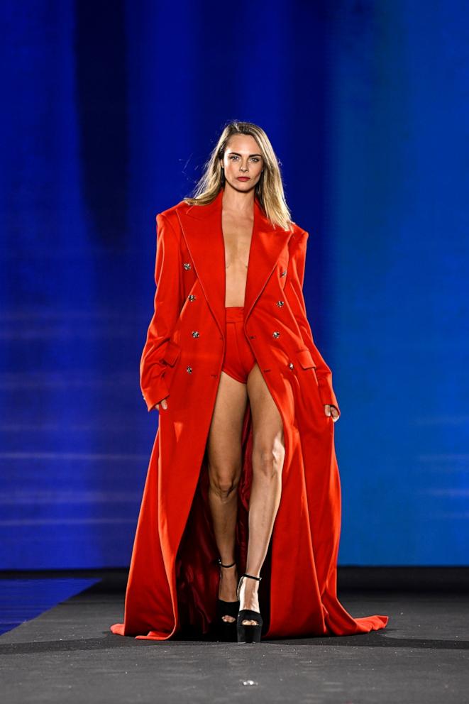 PHOTO: Cara Delevingne walks the runway during "Le Defile L'Oreal Paris "Walk Your Worth" Womenswear Spring-Summer 2025 show as part of Paris Fashion Week on Sept. 23, 2024, in Paris.