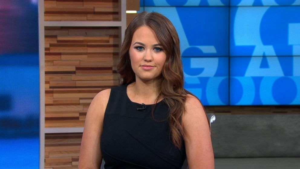 PHOTO: Cara Mund speaks to "Good Morning America," Aug. 23, 2018.