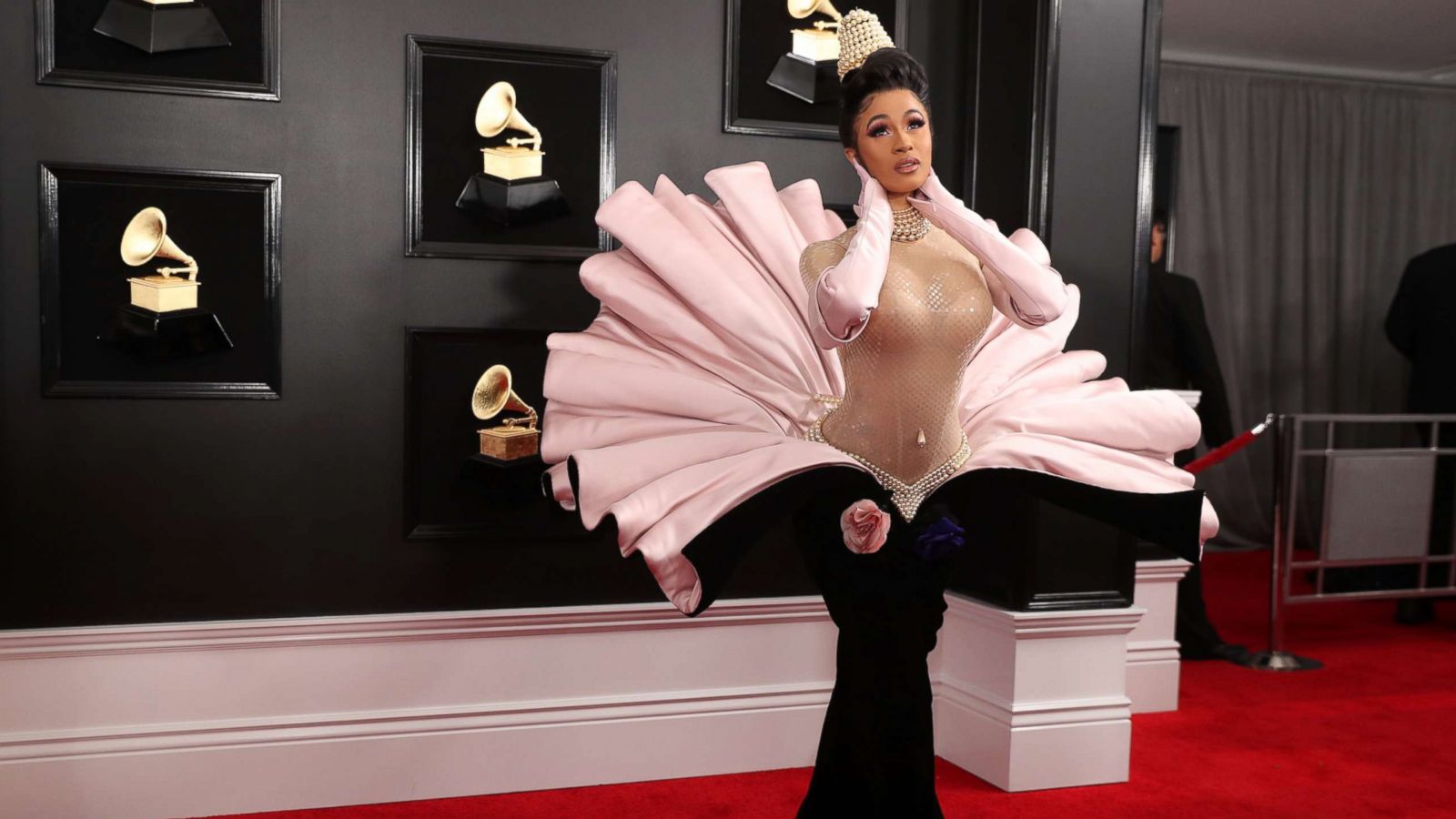 PHOTO: Cardi B arrves at the 61st Grammy Awards in Los Angeles, Feb.10, 2019.