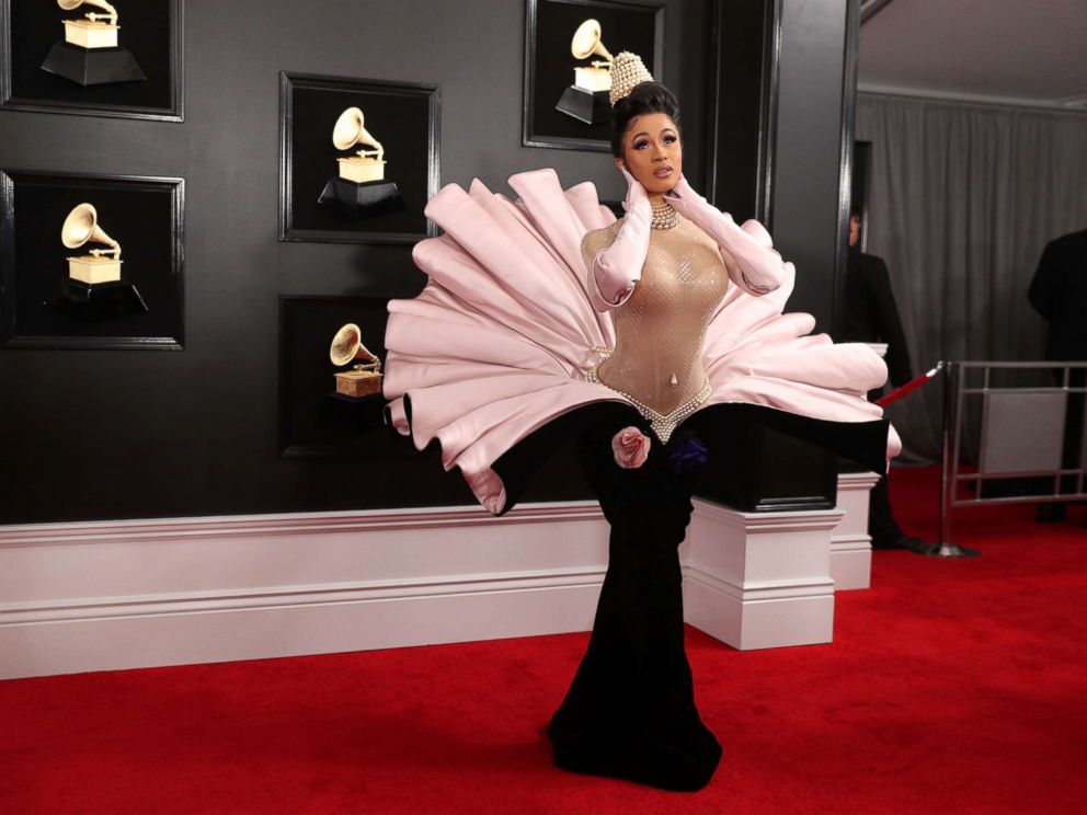 PHOTO: Cardi B arrves at the 61st Grammy Awards in Los Angeles, Feb.10, 2019.