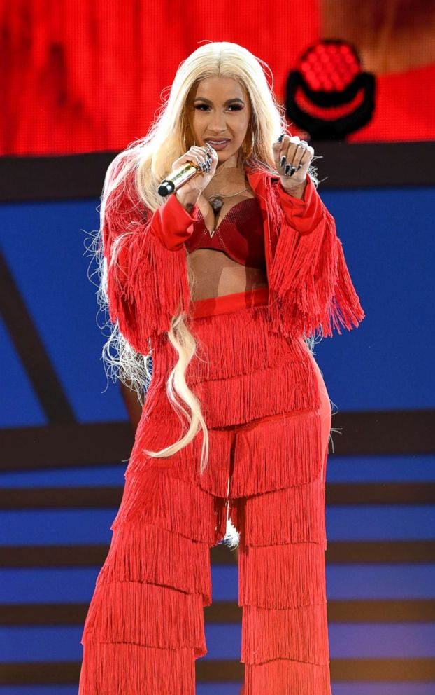 PHOTO: Rapper Cardi B performs onstage during the 2018 Global Citizen Concert at Central Park, Great Lawn, Sept. 29, 2018, in New York.