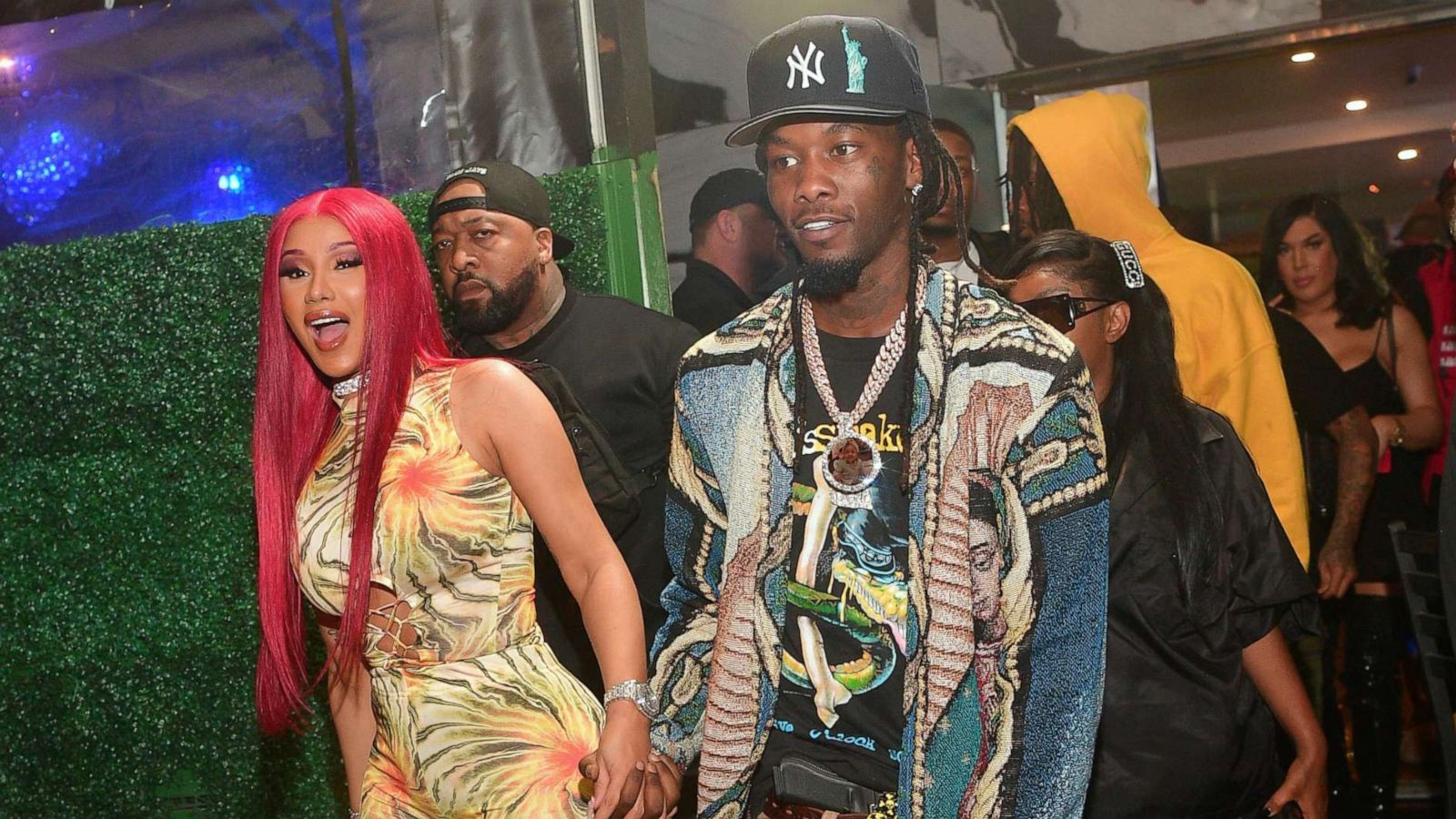 PHOTO: Cardi B and Offset are sighted at Red Martini Nightclub on Oct. 13, 2020, in Atlanta.