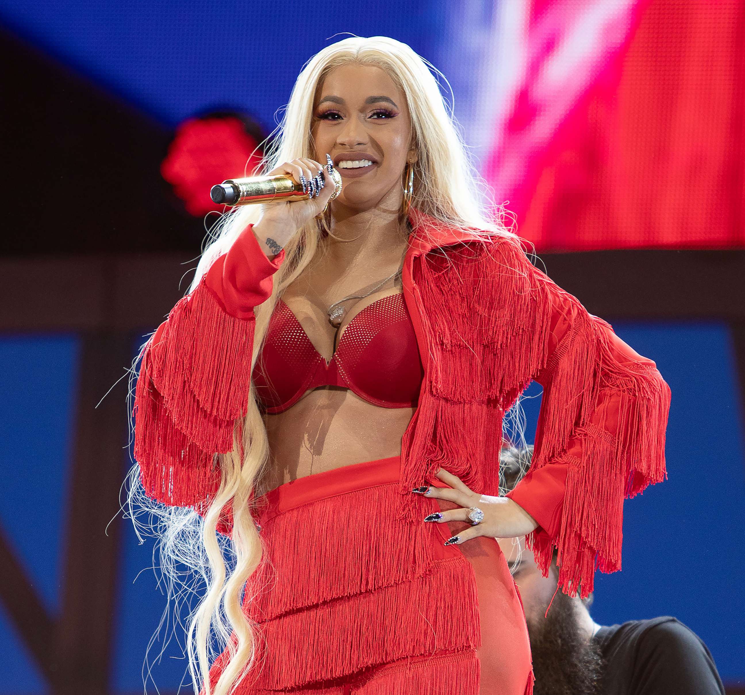 PHOTO: Cardi B performs onstage during the 2018 Global Citizen Festival: Be The Generation in Central Park on Sept. 29, 2018 in New York City.