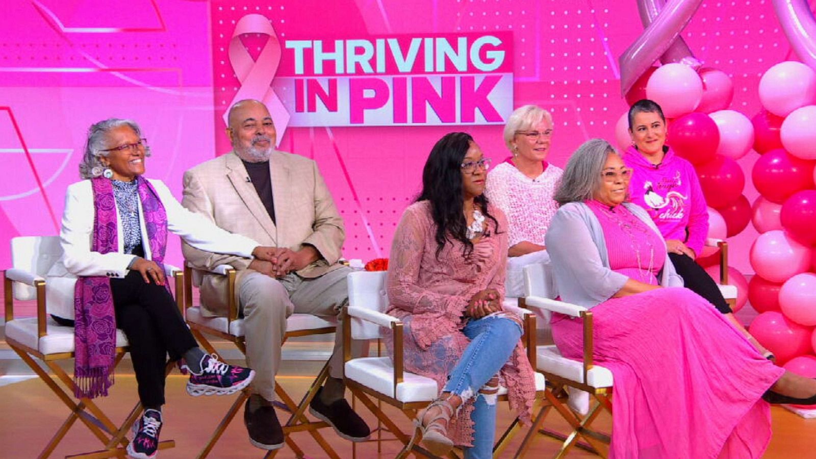 PHOTO: Three people living with cancer join Good Morning America to surprise their caregivers, who have helped them through some of their darkest days.