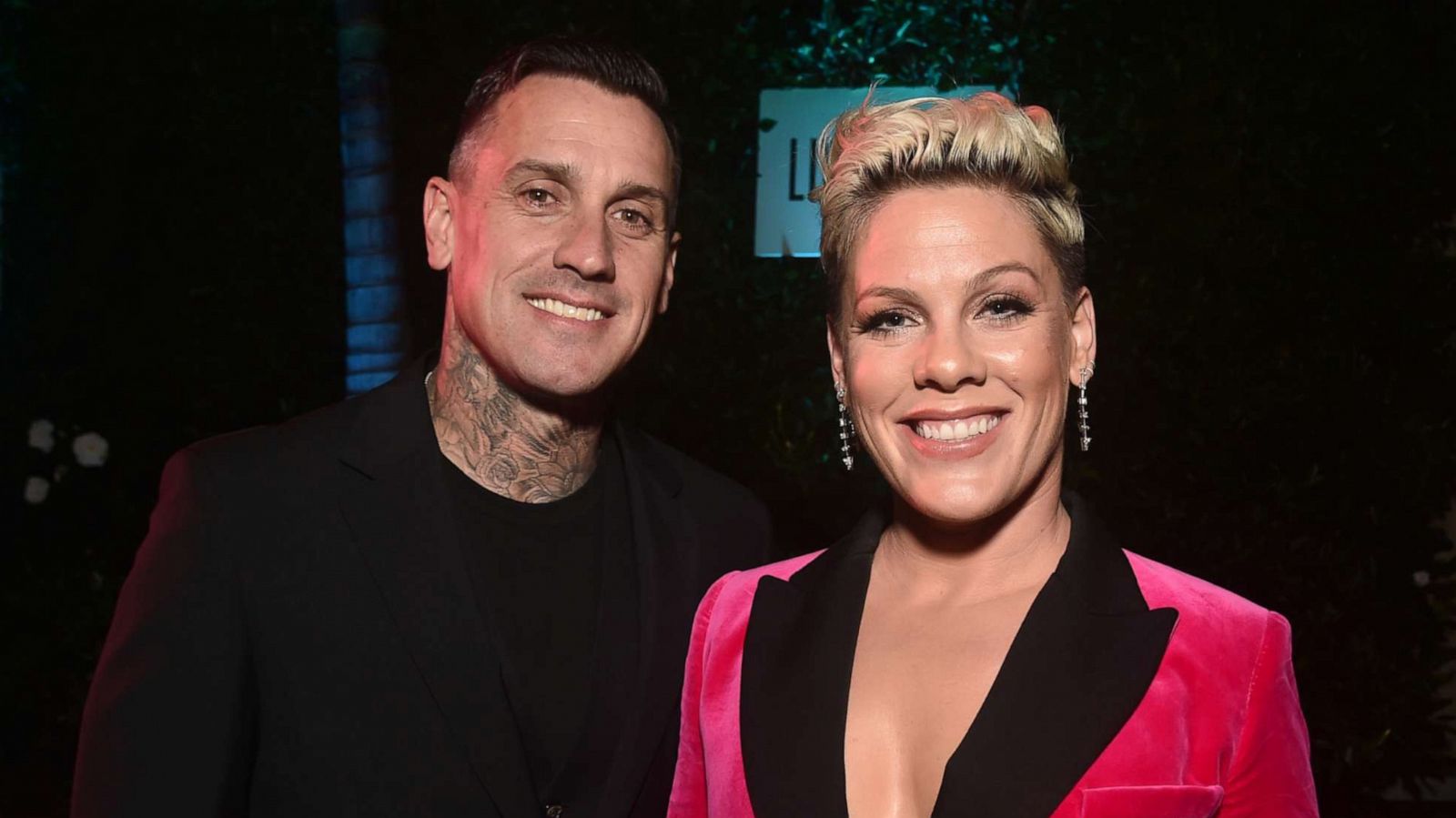 PHOTO: Carey Hart and Pink, Nov. 5, 2019, in Beverly Hills, Calif.