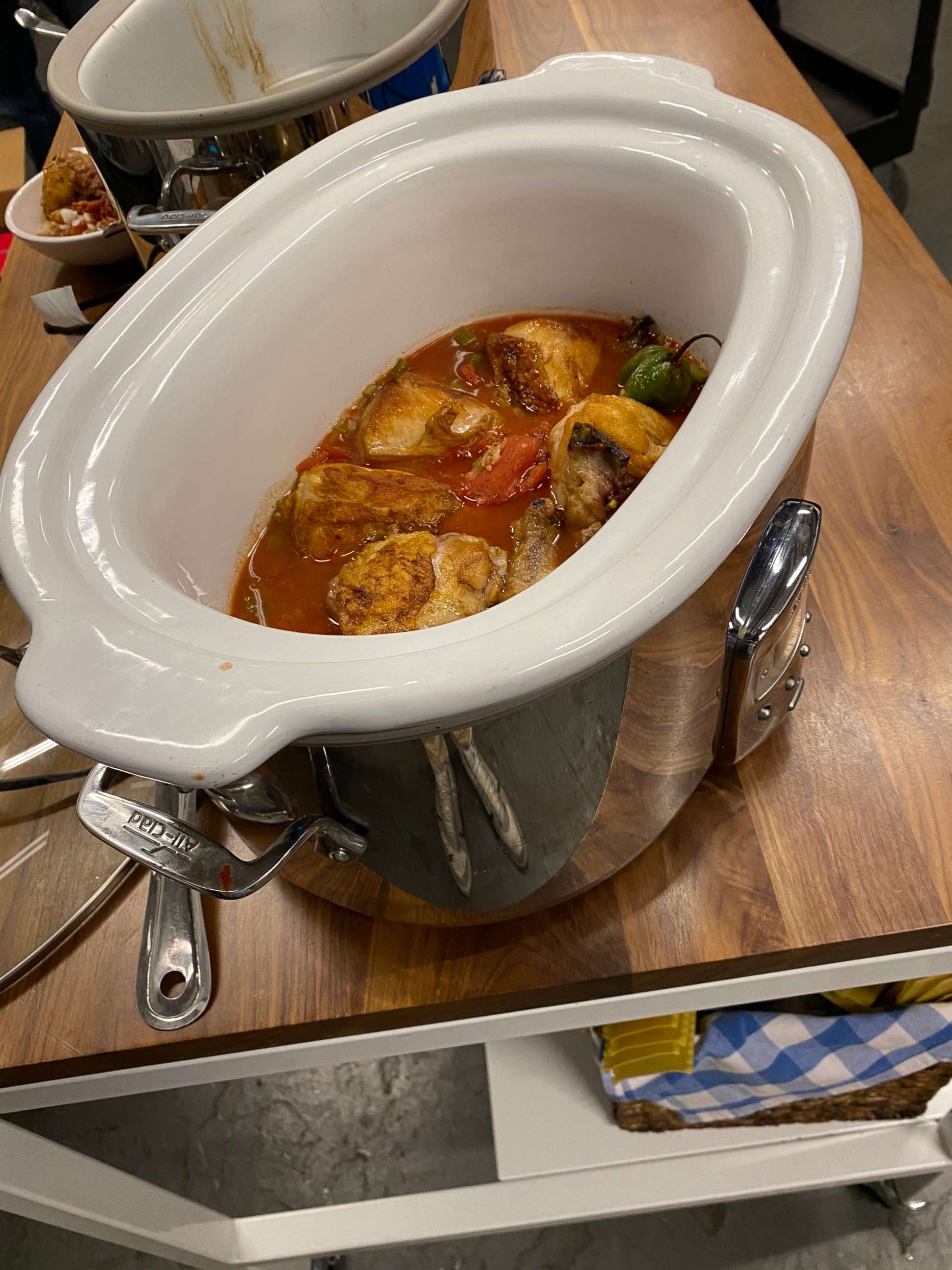PHOTO: Chef Carla Hall's sweet-spicy slow cooker chicken.
