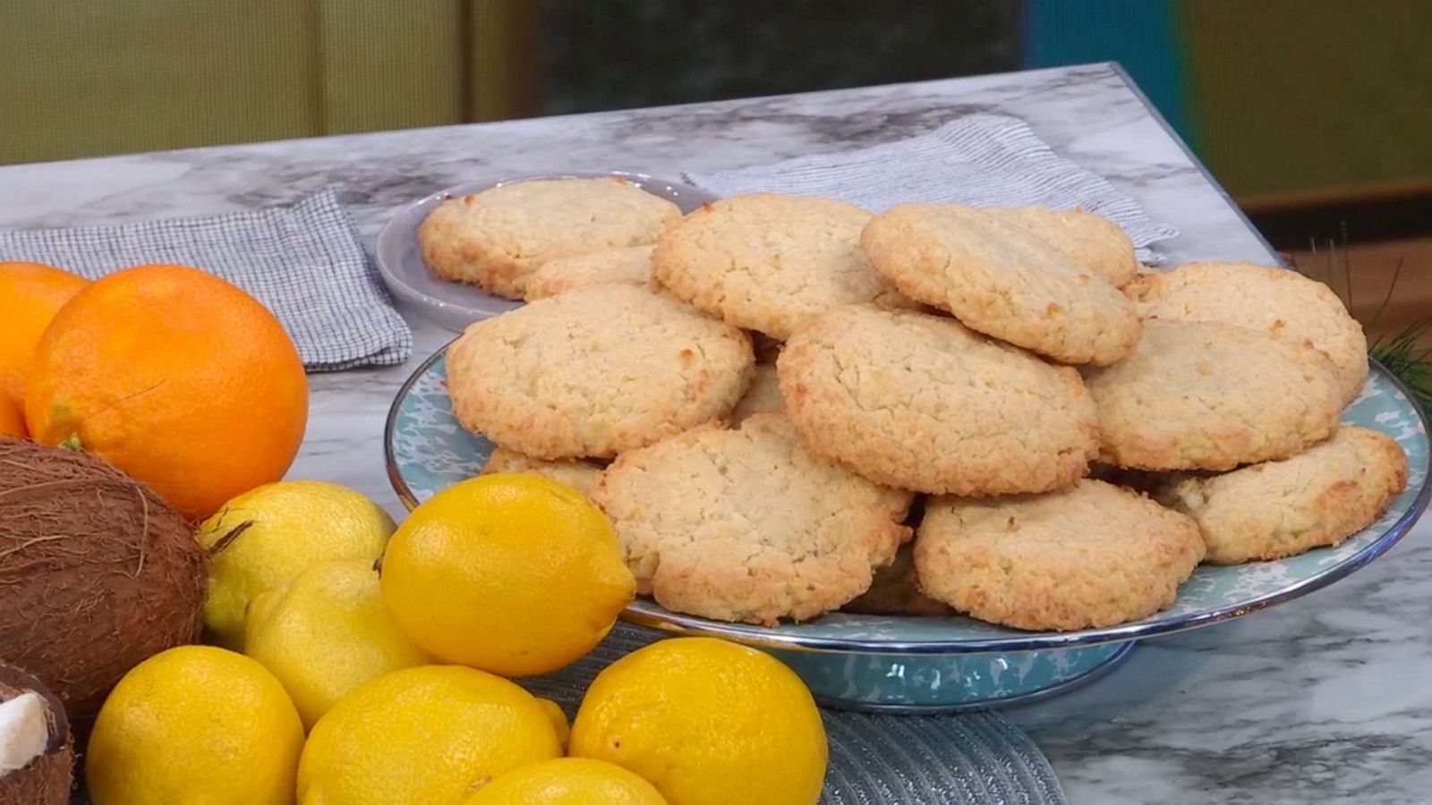 PHOTO: Celebrity chef Caroline Schiff shares a recipe for citrus coconut almond cookies.