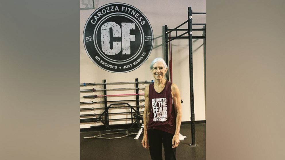 PHOTO: Lauren Bruzzone, 72, trains nearly every day of the week at Carozza Fitness in Connecticut.