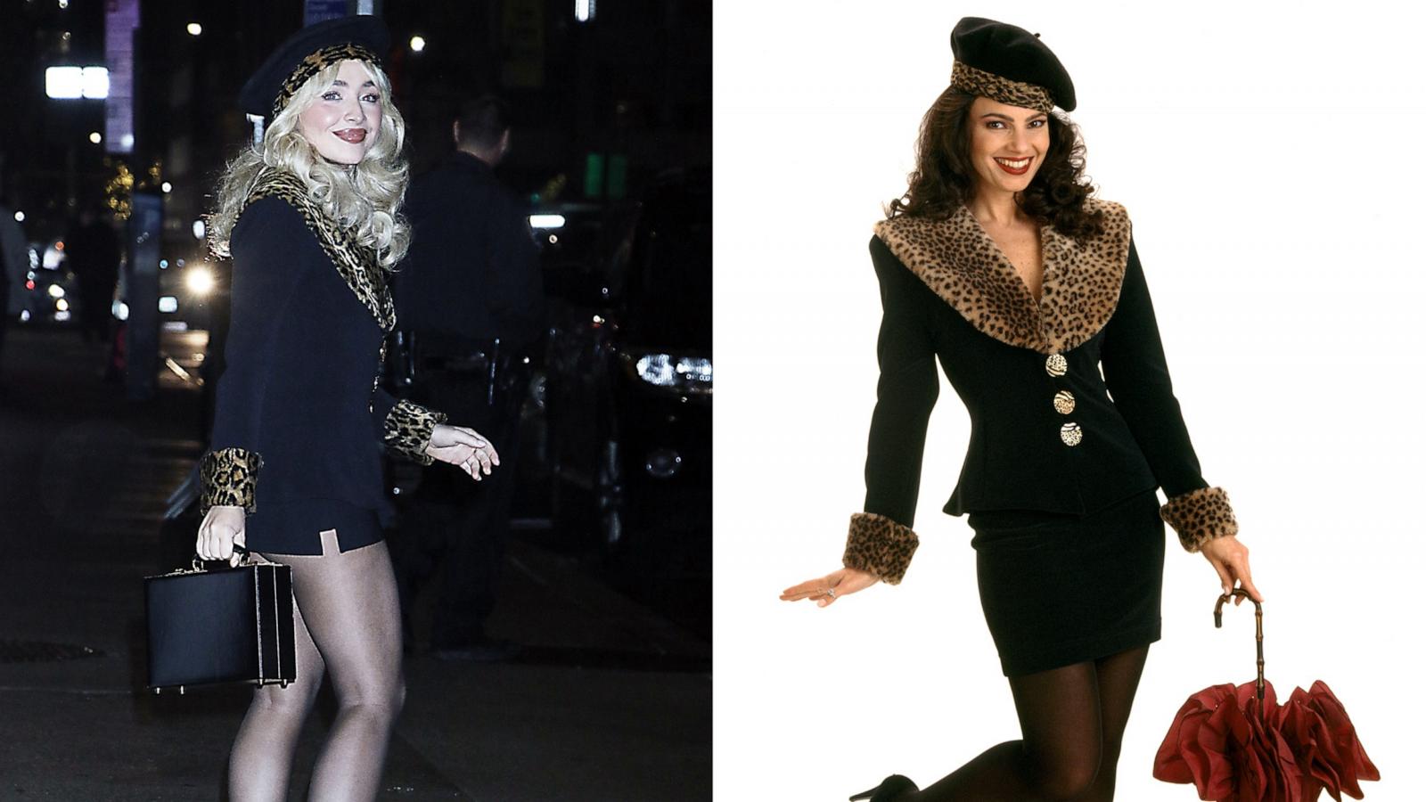 PHOTO: Sabrina Carpenter is seen on Dec. 10, 2024 in New York City. | Fran Drescher as "The Nanny," in 1993.