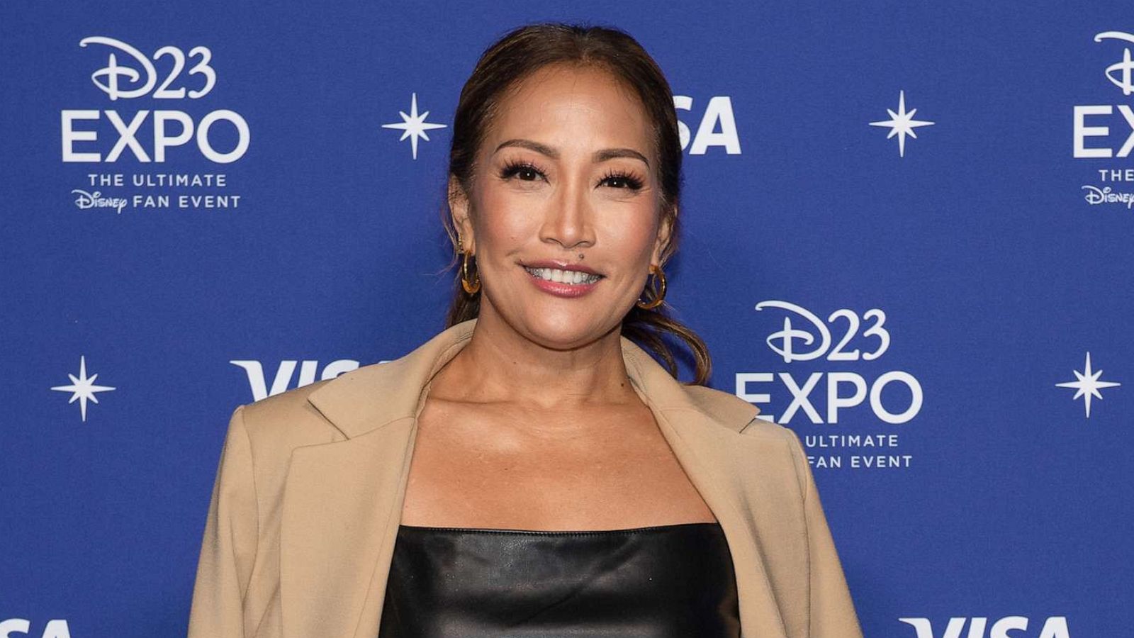 PHOTO: Carrie Ann Inaba arrives at the Ultimate Disney Fan Event, Sept. 11, 2022 in Los Angeles.