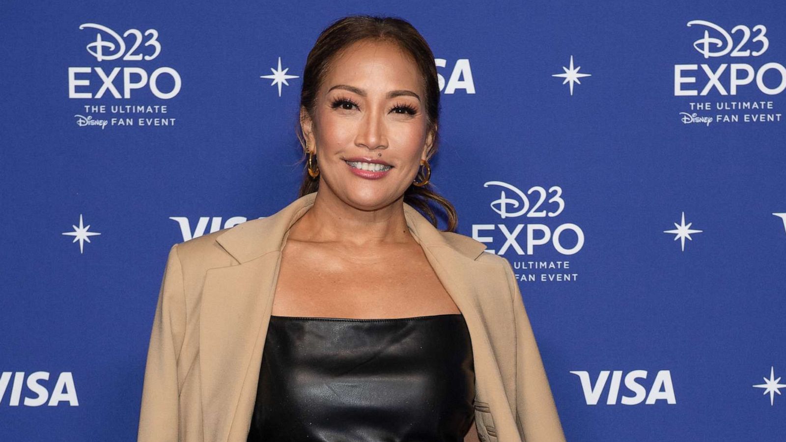 PHOTO: Carrie Ann Inaba arrives at the Ultimate Disney Fan Event, Sept. 11, 2022 in Los Angeles.