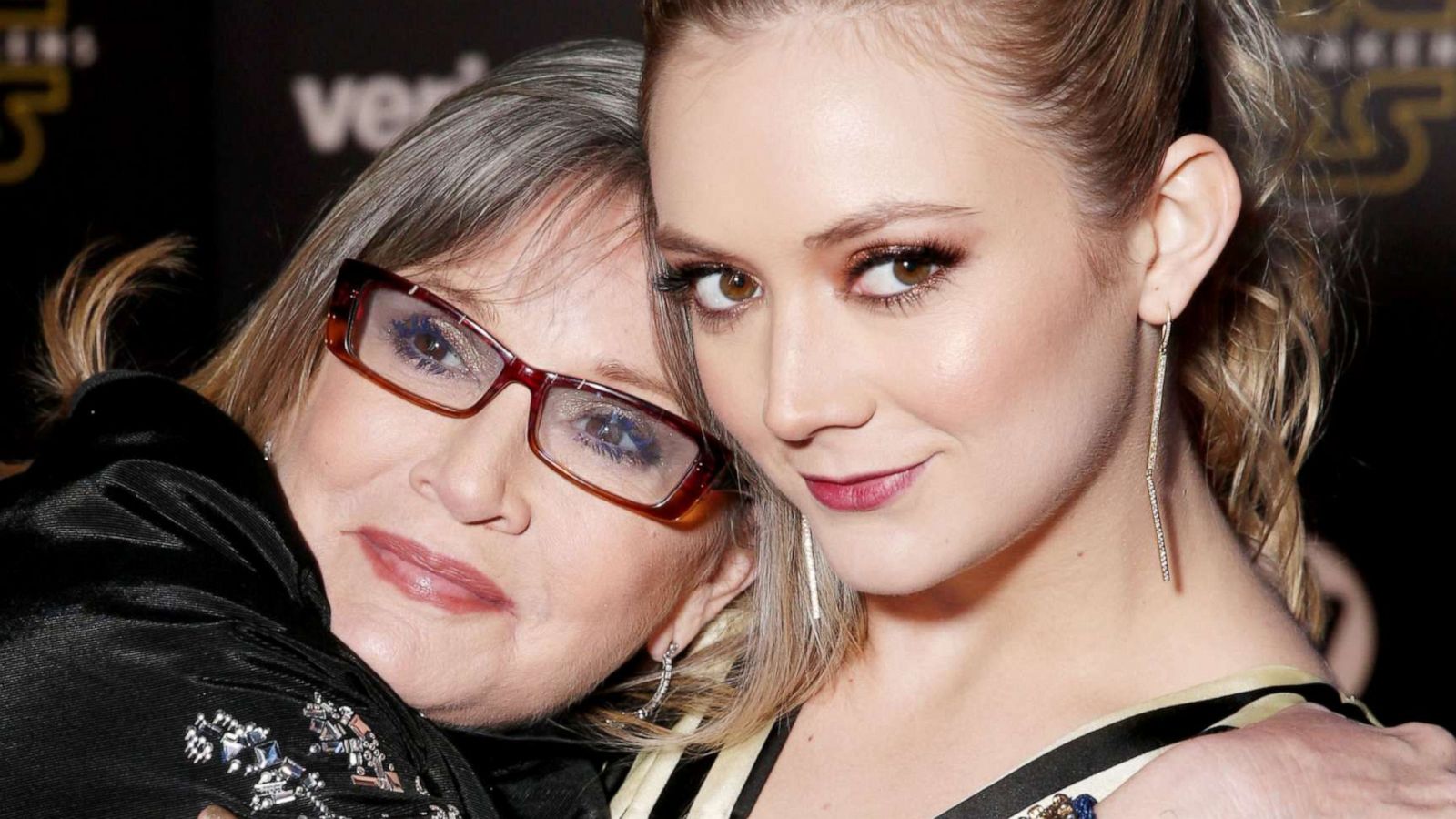 PHOTO: Carrie Fisher and Billie Lourd attend the premiere of "Star Wars: The Force Awakens" in Hollywood, Calif., Dec. 14, 2015.