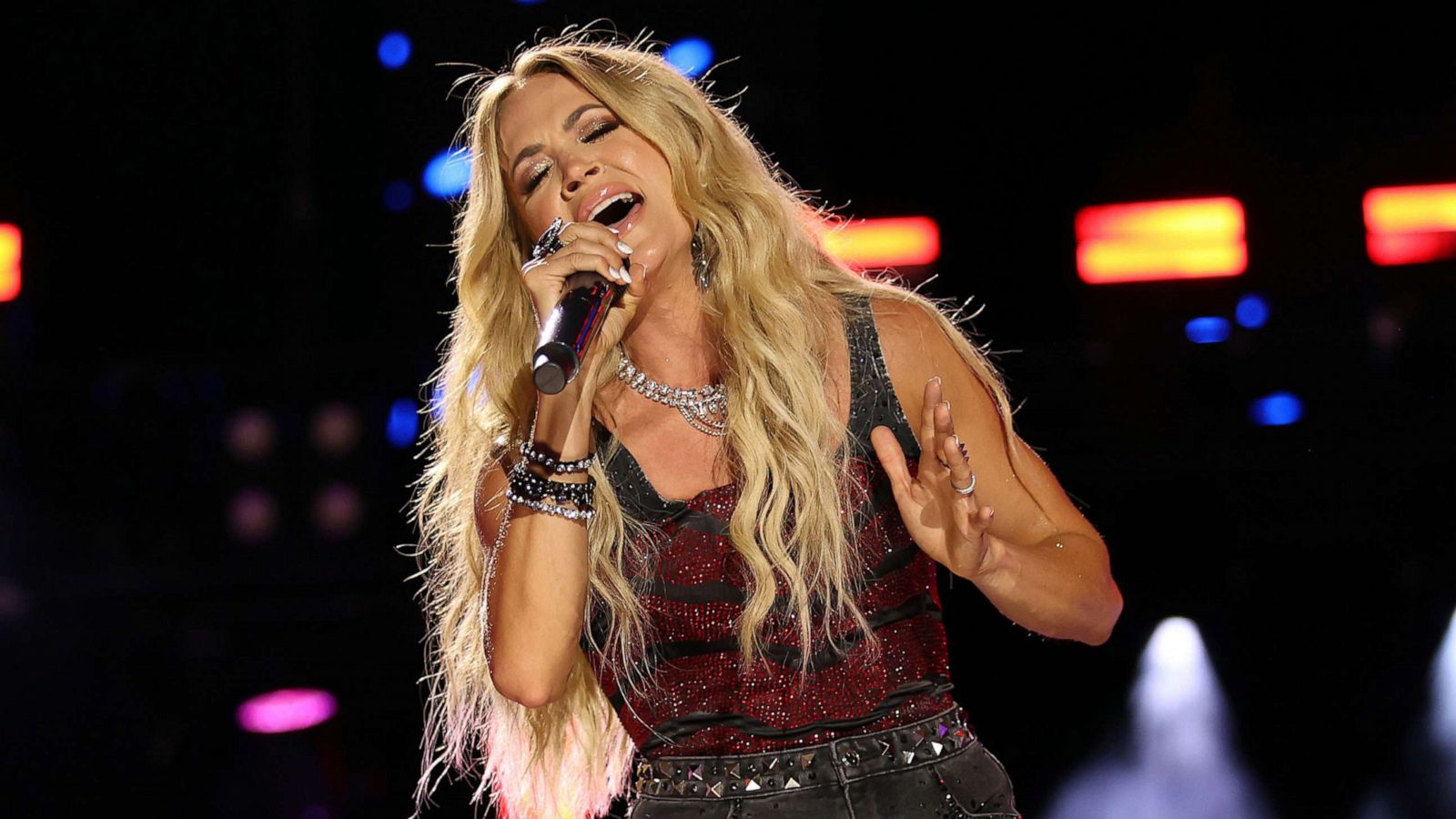 PHOTO: Carrie Underwood performs during day 3 of CMA Fest 2022, on June 11, 2022 in Nashville, Tenn.