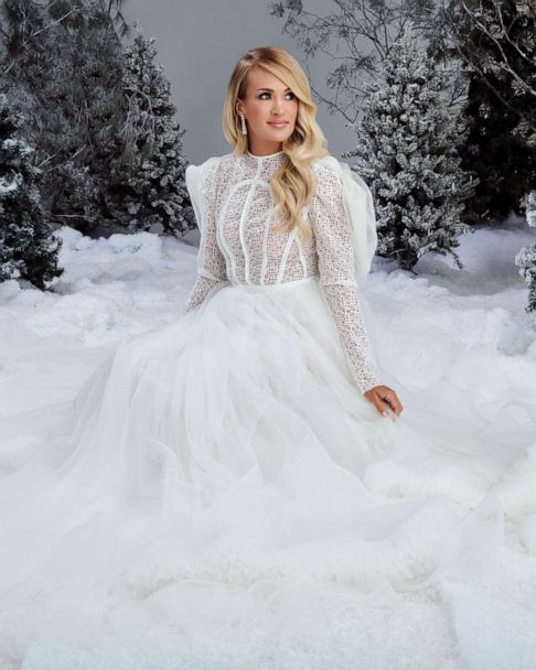 carrie underwood christmas special dresses Carrie Underwood's 'My Gift' Christmas Special: Photos  Hollywood Life