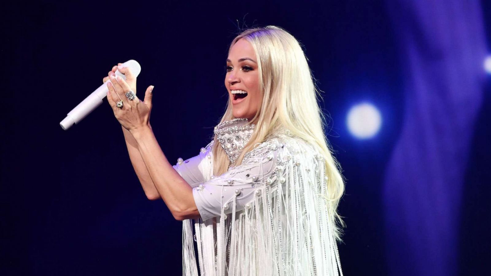 PHOTO:Carrie Underwood performs at her "REFLECTION" Las Vegas residency on December 1, 2021."