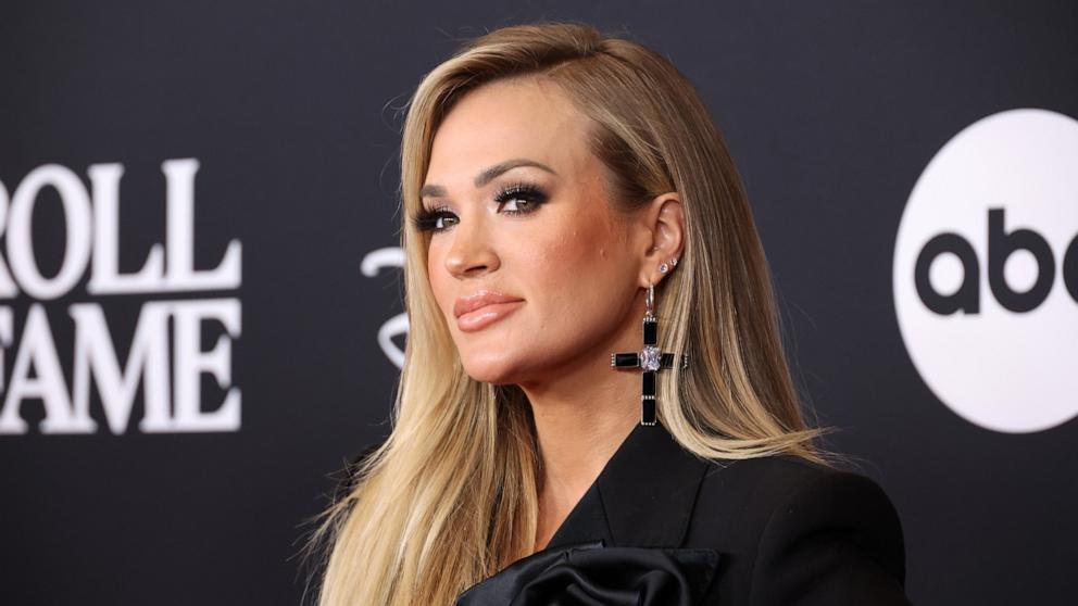 PHOTO: Carrie Underwood attends the 38th Annual Rock & Roll Hall Of Fame Induction Ceremony at Barclays Center on Nov. 03, 2023 in New York City. 