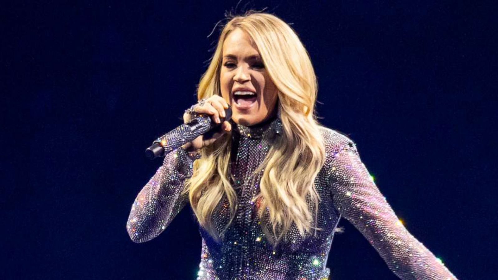 PHOTO: Carrie Underwood performs at Little Caesars Arena on Oct. 31, 2019 in Detroit.