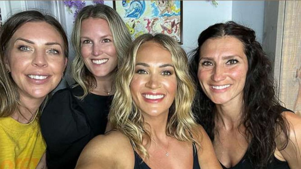 PHOTO: In this photo posted to her Instagram account, Carrie Underwood poses with her sisters-in-law.