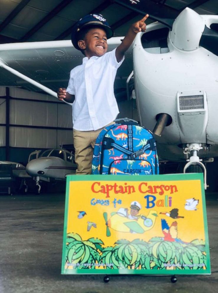 PHOTO: 3-year-old Carson Taylor has traveled to 11 countries and 18 states with his mom TeAndre.