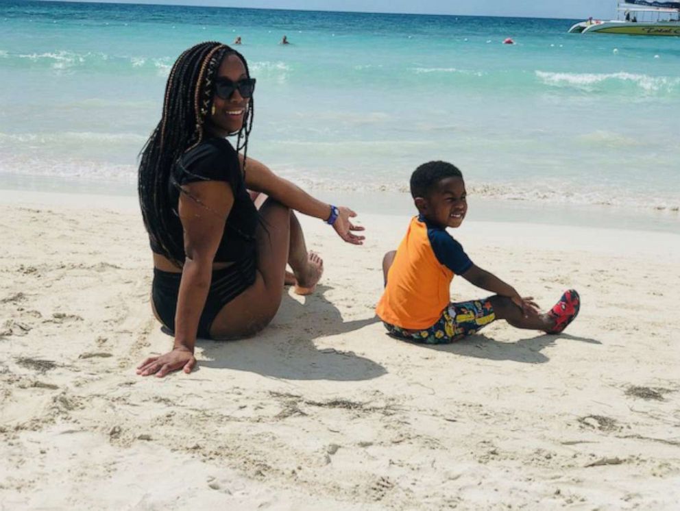 PHOTO: 3-year-old Carson Taylor has traveled to 11 countries and 18 states with his mom TeAndre.