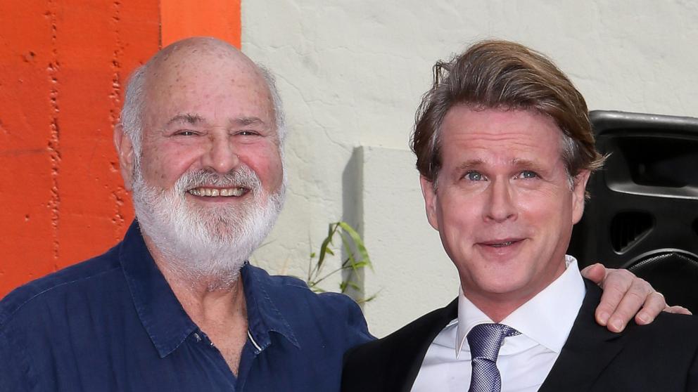 PHOTO: In this Aprl 7, 2017, file photo, director Rob Reiner and actor Cary Elwes attend an event in Hollywood, Calif.